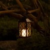 Gardenised Decorative Garden Patio Hanging LED Candle Lantern for Outdoors Table, Lawn and Deck QI004527